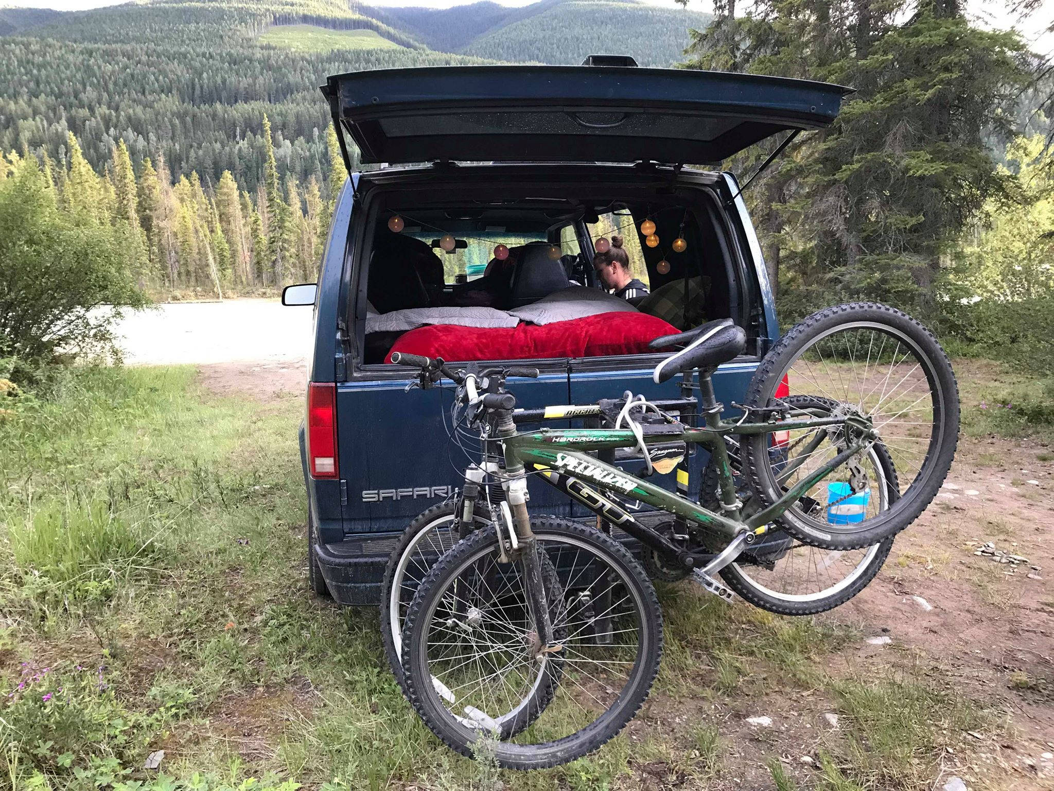 Canada camper van mountain bikes budget